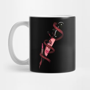 Bailey Sarian skull murder mystery and makeup Knife Mug